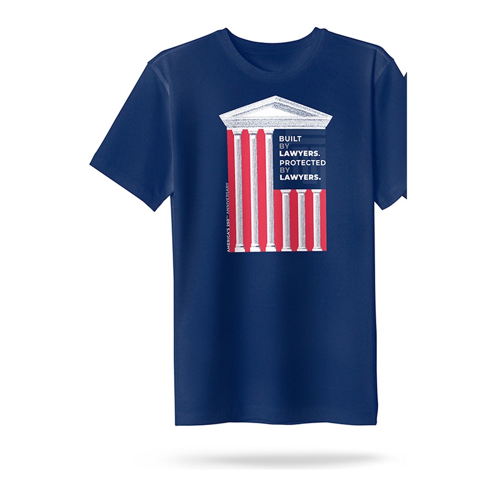 Built by Lawyers — Navy Tee