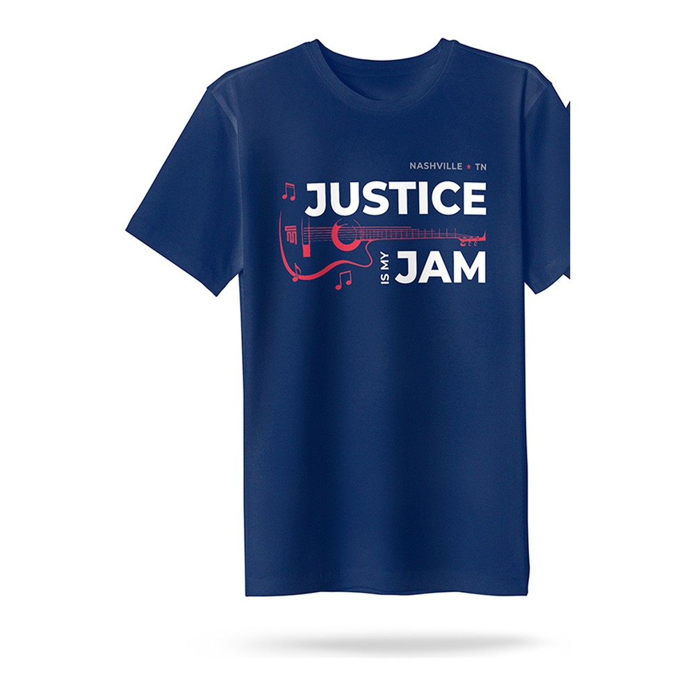 Justice Is My Jam — Navy Tee