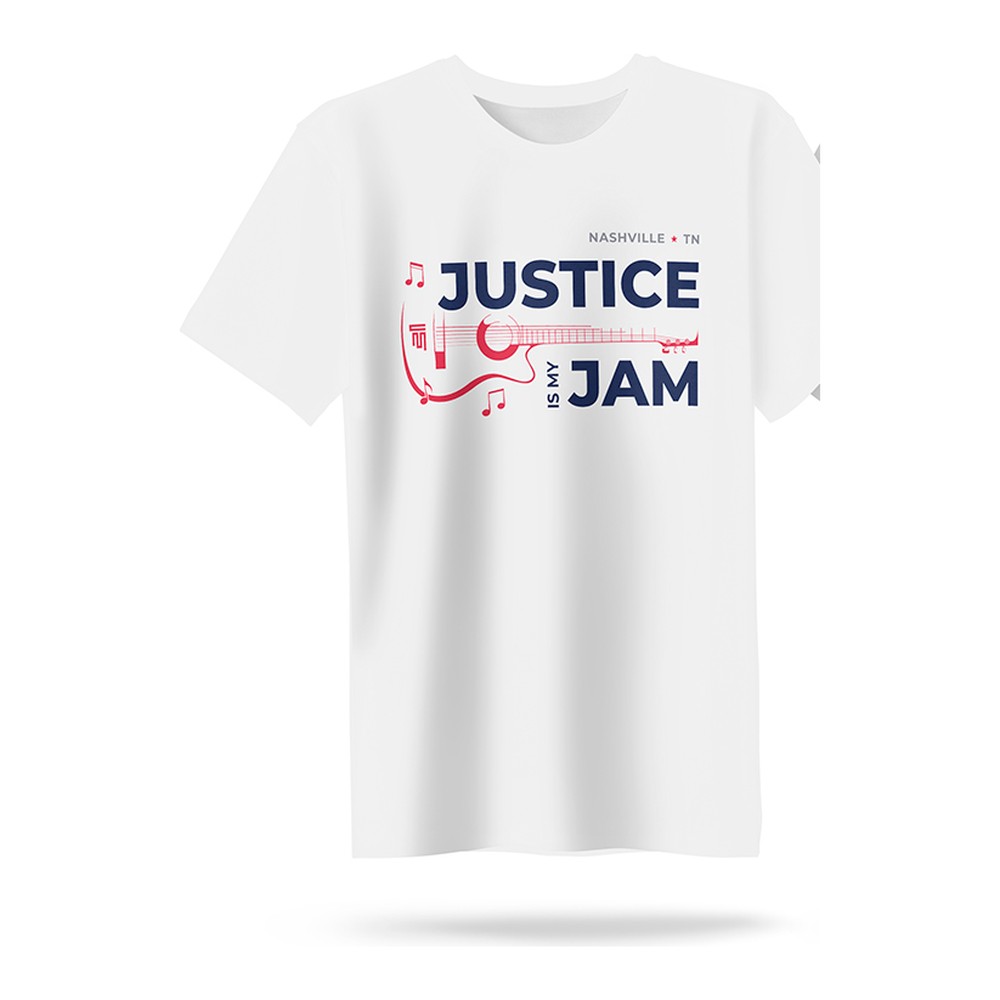 Justice Is My Jam — White Tee