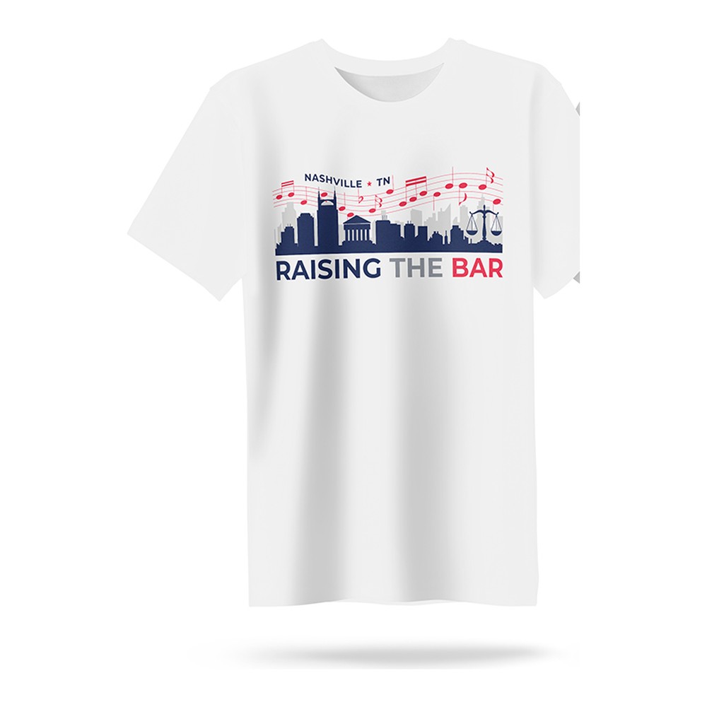 Raising the Bar — White Tee